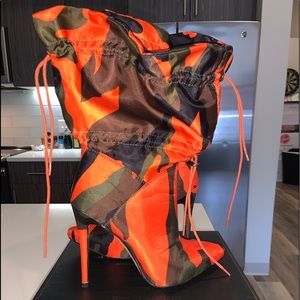 Azalea Banks Camo Booties